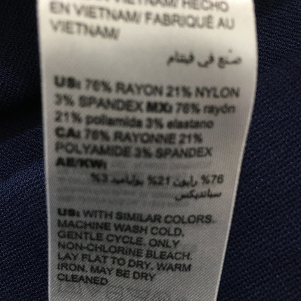 Navy Chico’s So Slimming Juliet Ankle Pants Chico’s size 1.5 regular size 10 - Picture 6 of 6